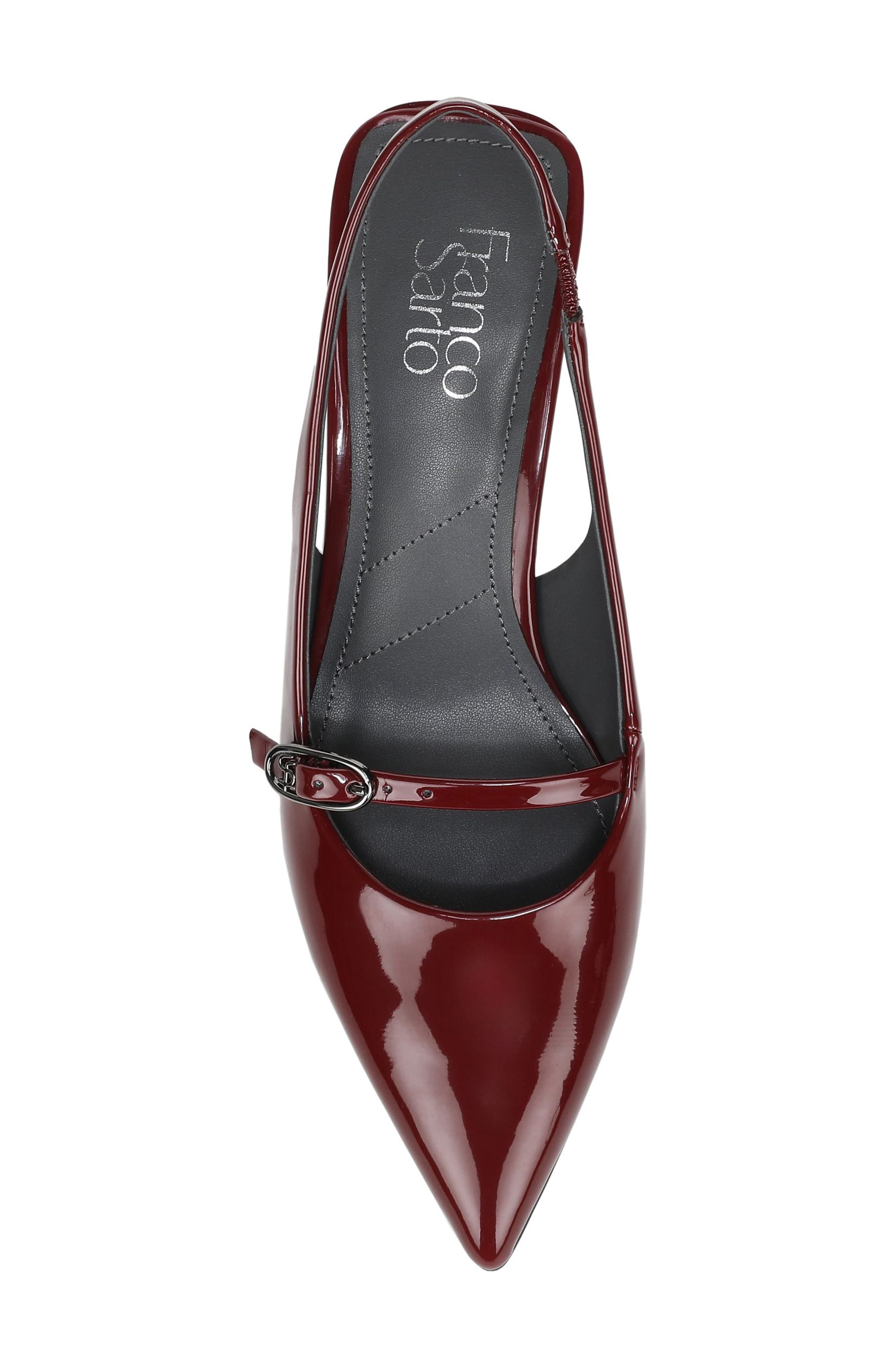 Franco Sarto Galin Slingback Pump, Alternate, color, Red