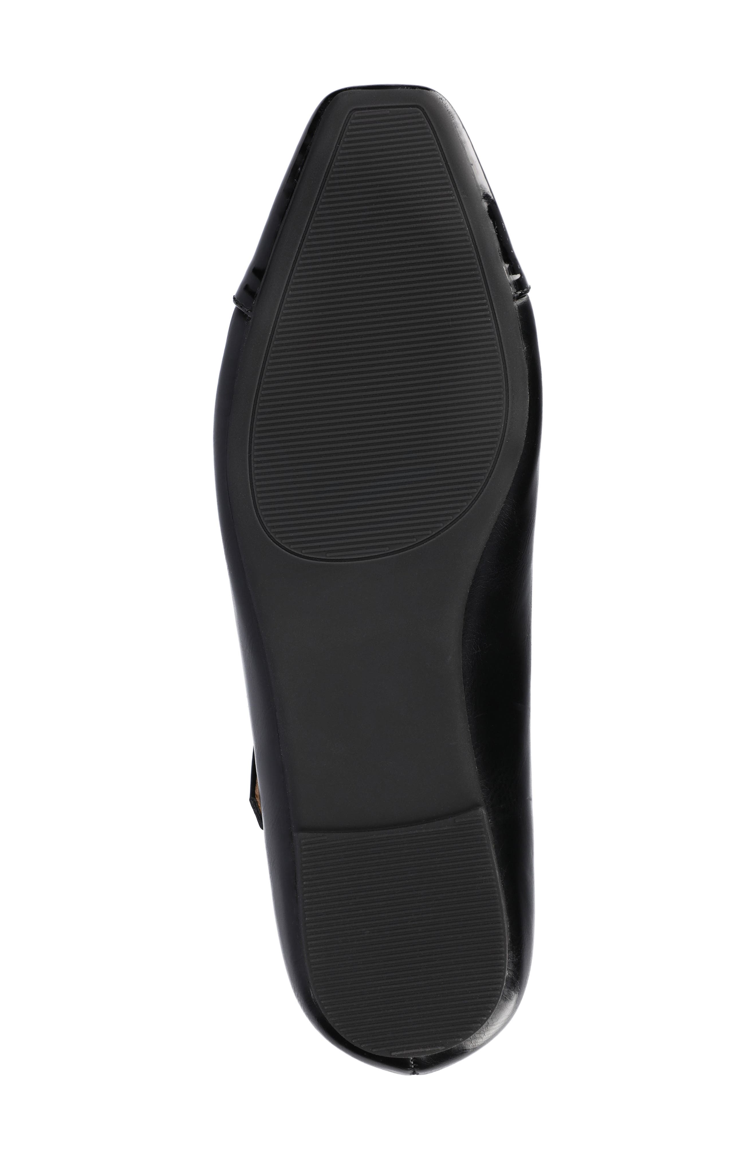 Journee Collection Thea T-Strap Flat, Alternate, color, Black