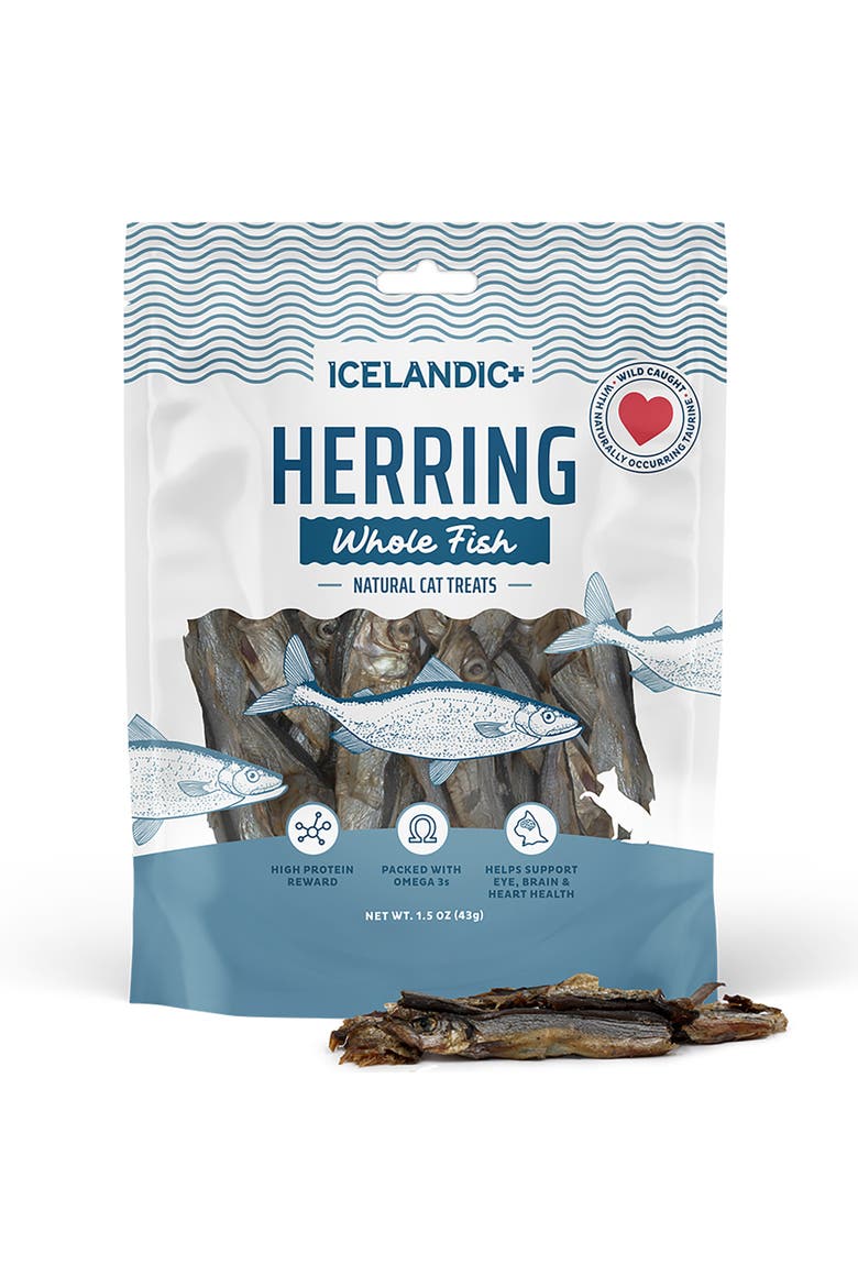 Whole Fish Herring, 1oz Bag, Cat Treats, Pure Wild-Caught, Alternate, color, Multicolored