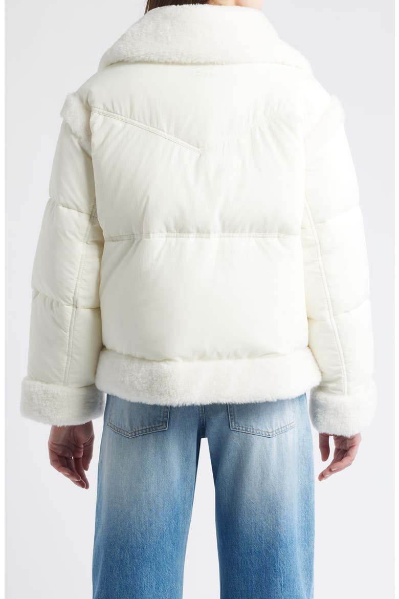 Pajuna Faux Fur Lined Puffer Jacket, Alternate, color, OPEN WHITE