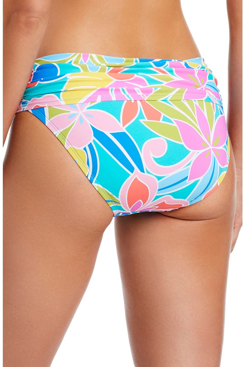 Sarong Hipster Bikini Bottoms, Alternate, color, AQUA FRESCA