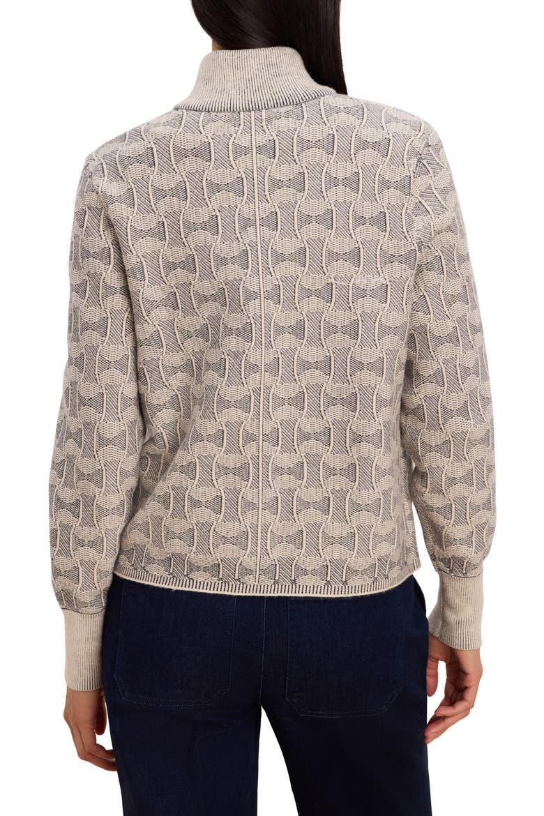 Dapper Swirl Knit Jacket, Alternate, color, NEUTRAL MULTI