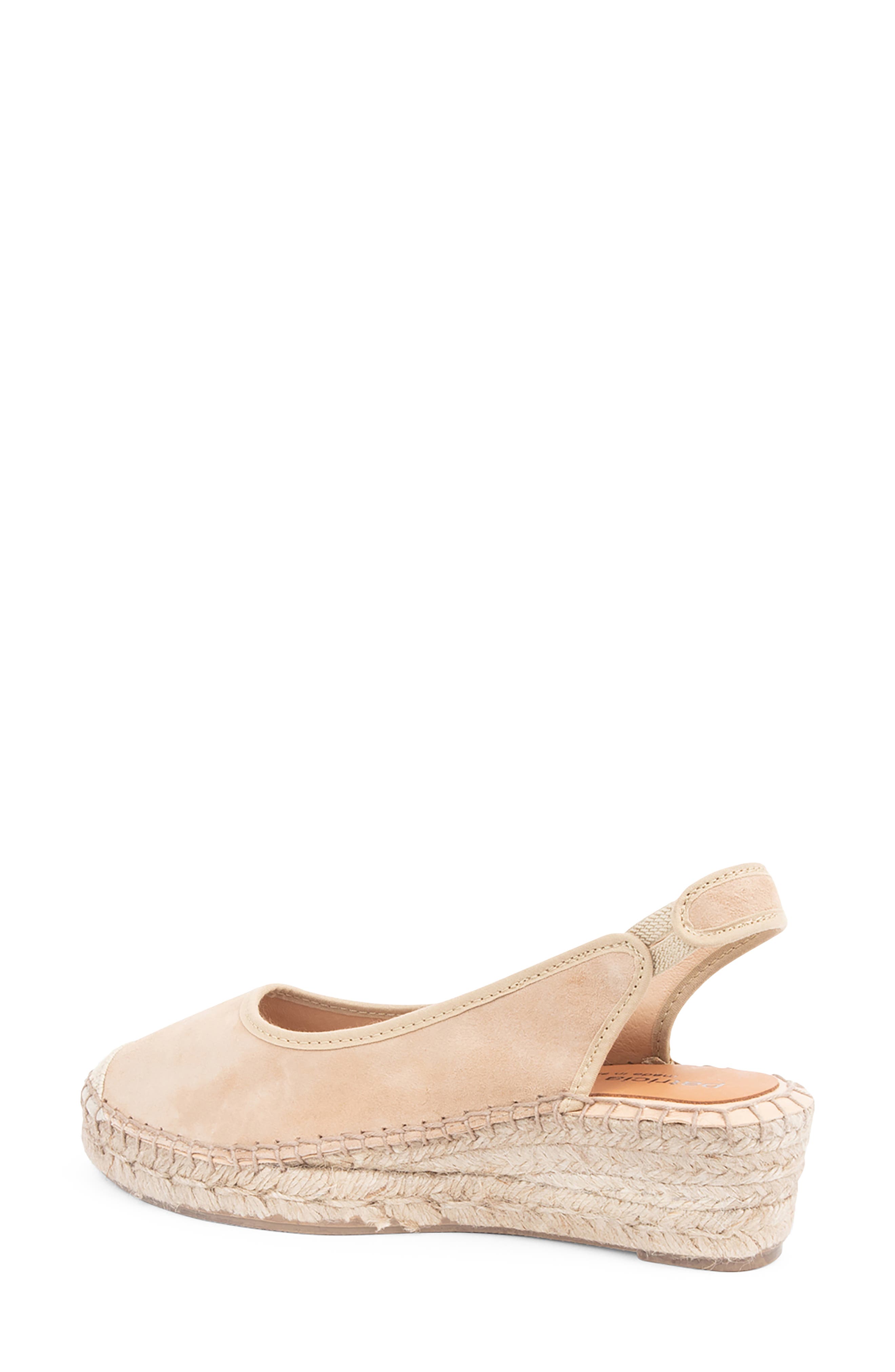 Valencia Slingback Wedge Espadrille, Alternate, color, CAMEL SUEDE
