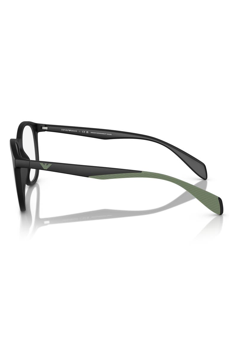 Emporio Armani 52mm Phantos Optical Glasses, Alternate, color, 