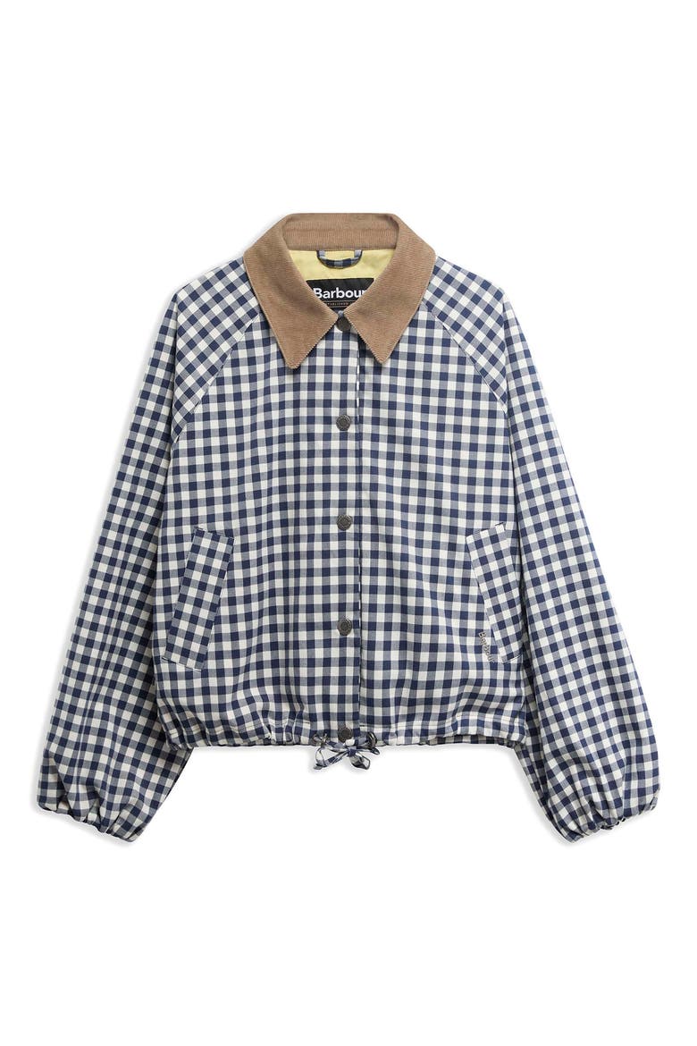 Ovingham Check Print Jacket, Alternate, color, GINGHAM NAVY/ NEUTRAL