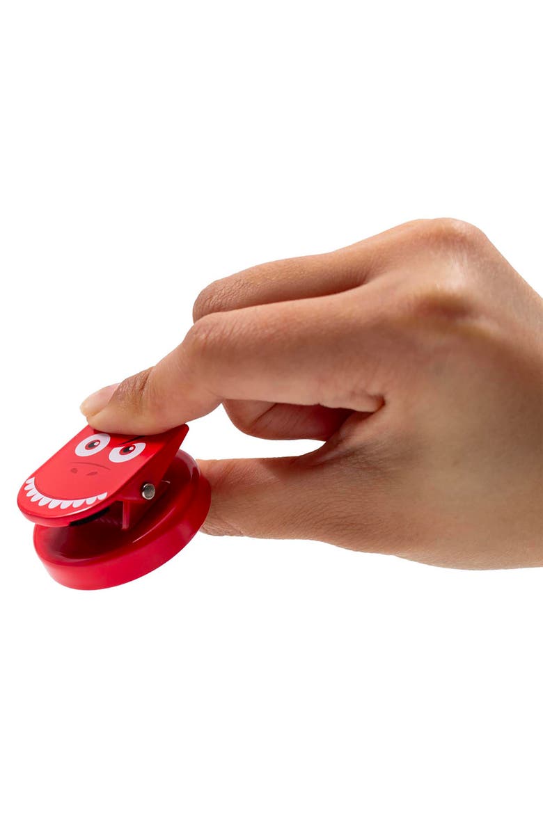 Junior Learning Clever Clips Dinos 4Pc Magnetic Dinosaur Clips, Alternate, color, Multicolored