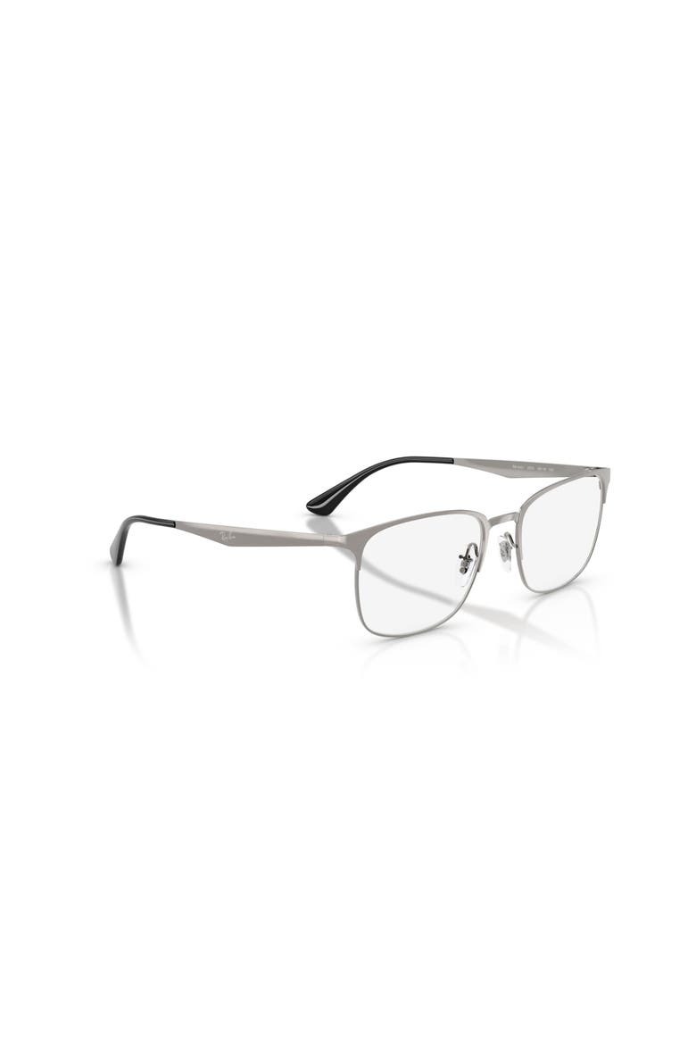 54mm Square optical glasses, Alternate, color, Grey