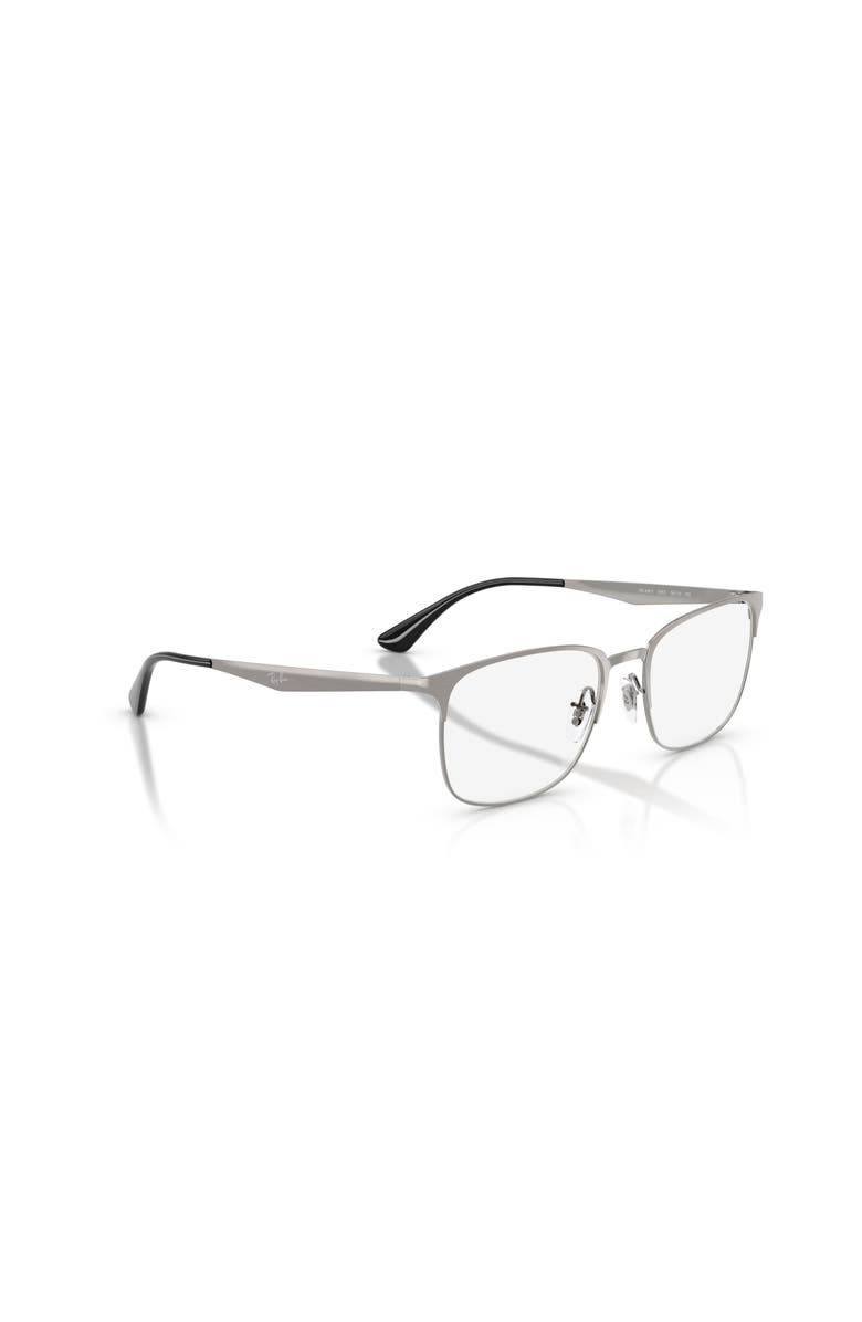 Ray-Ban 54mm Square optical glasses, Alternate, color, Grey