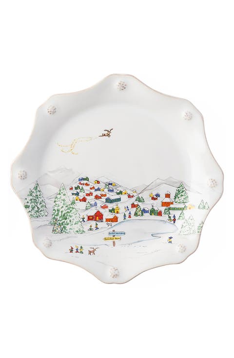 Berry & Thread North Pole Dessert/Salad Plate