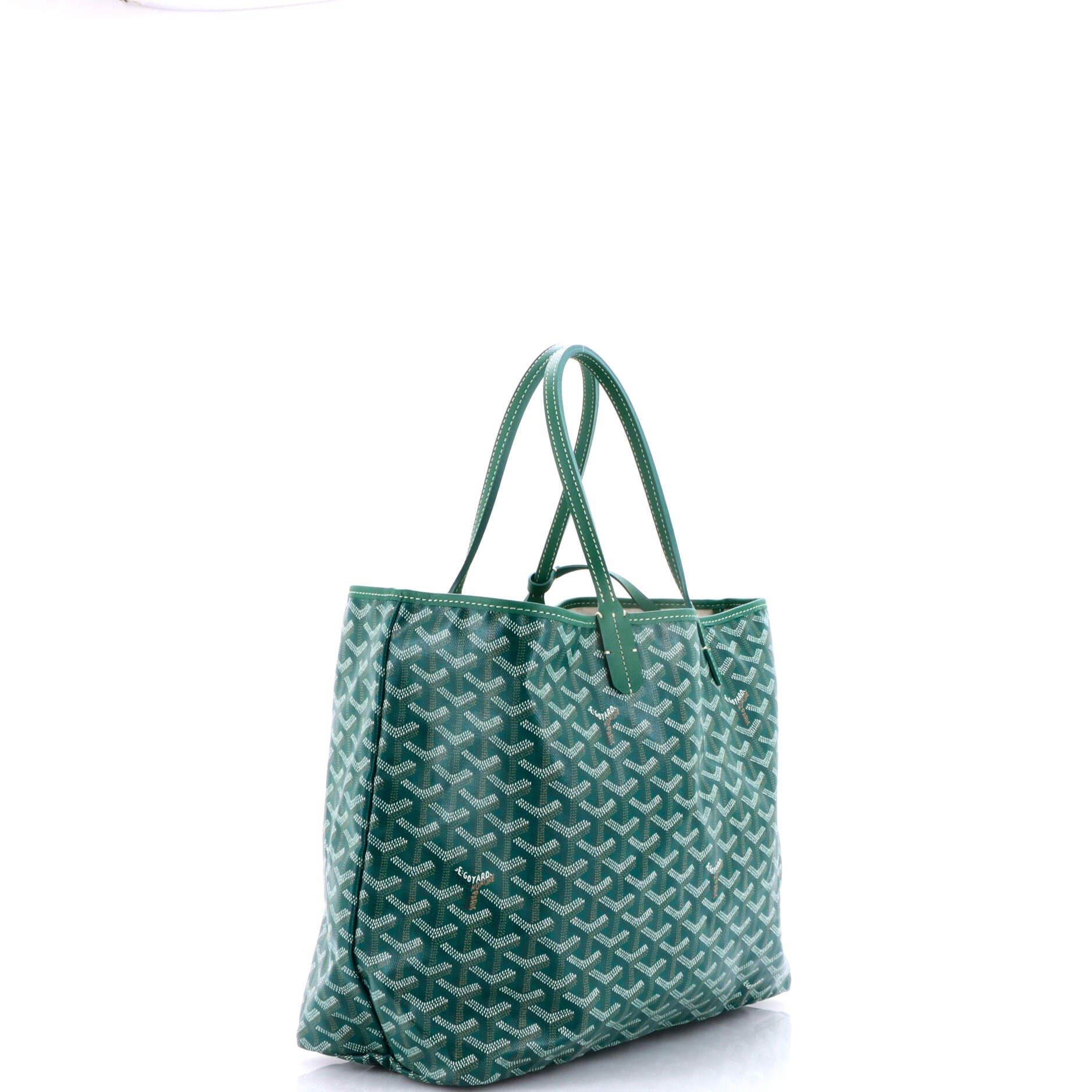 Pre-Owned Goyard Saint Louis Tote Coated Canvas PM, Alternate, color, Green