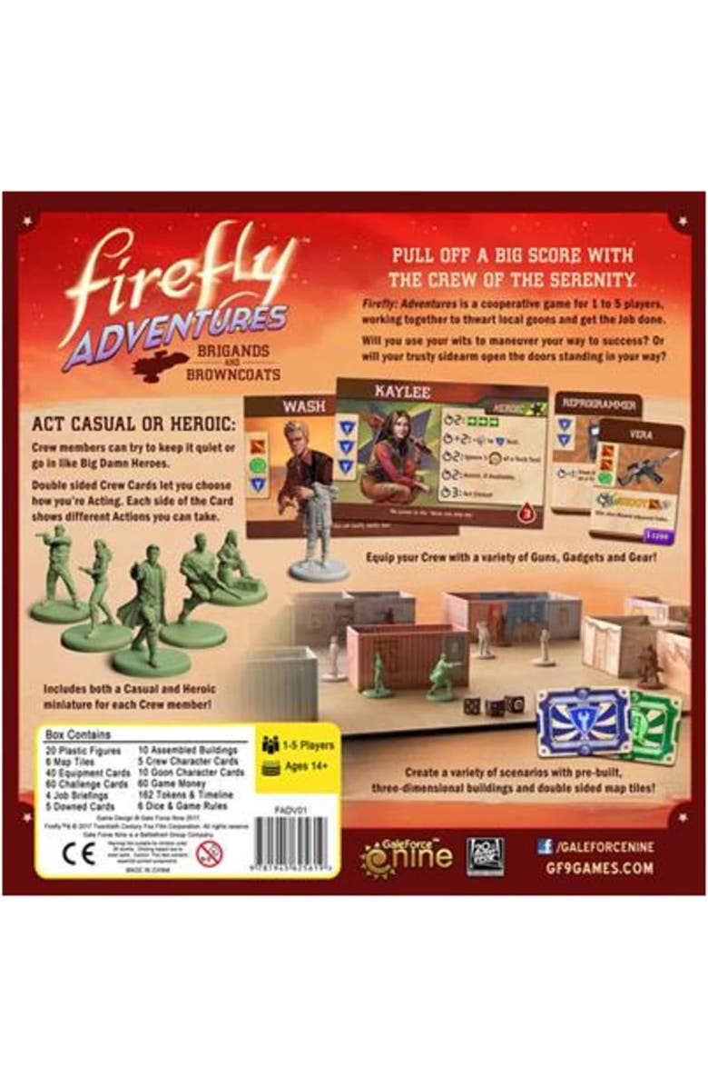 Gale Force Nine Firefly Adventures Brigands and Browncoats Board Game, Alternate, color, 