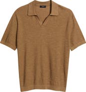 Theory Brenan Linen Blend Polo