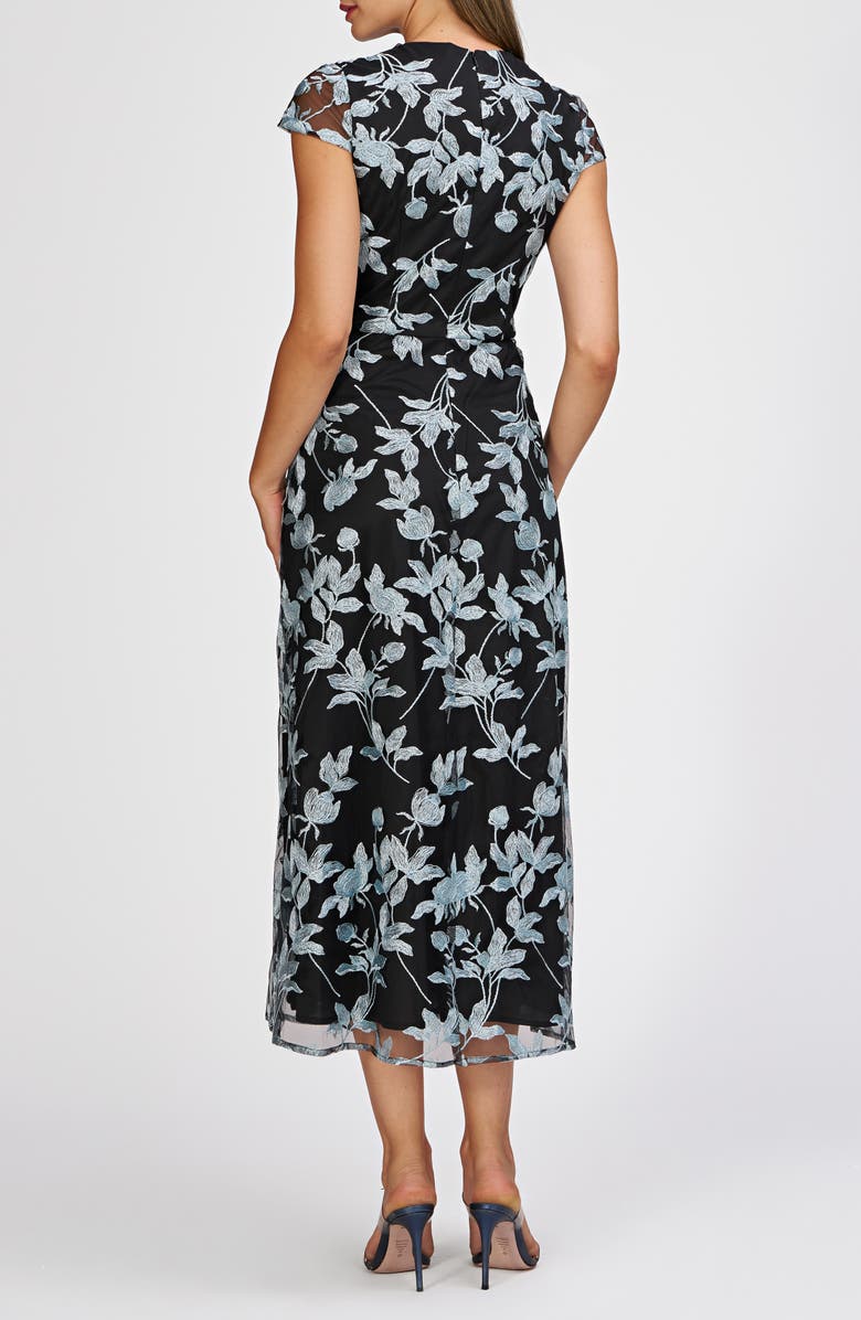 JS Collections Yvette Embroidered Midi Dress, Alternate, color,