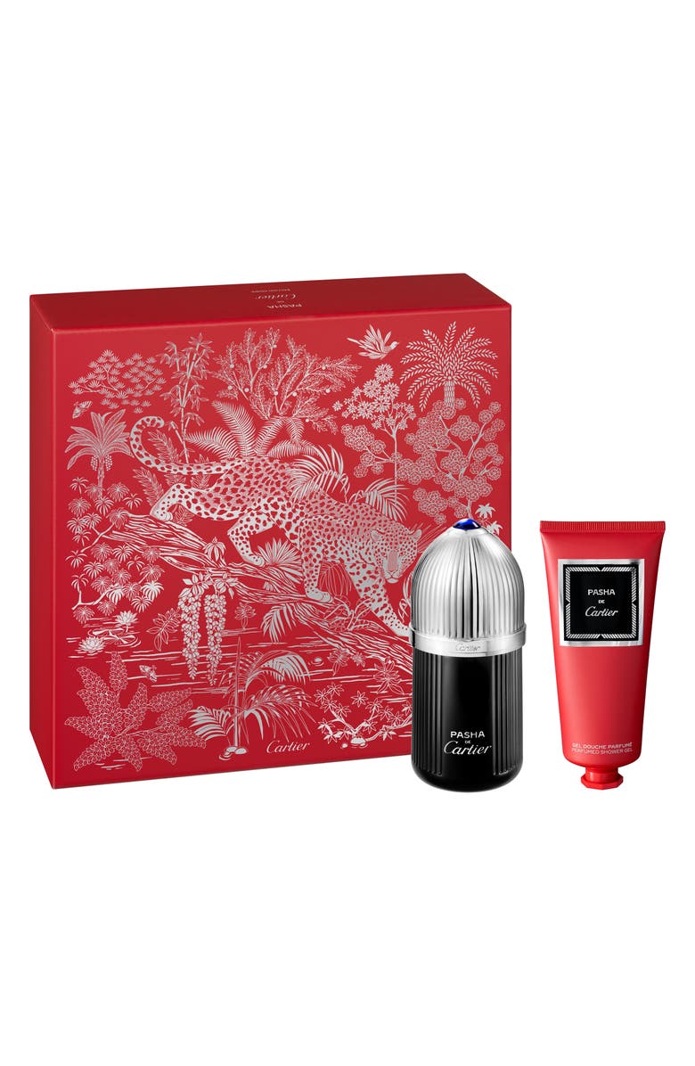 Cartier Pasha de Cartier Edition Noir Eau de Toilette Gift Set, Main, color,
