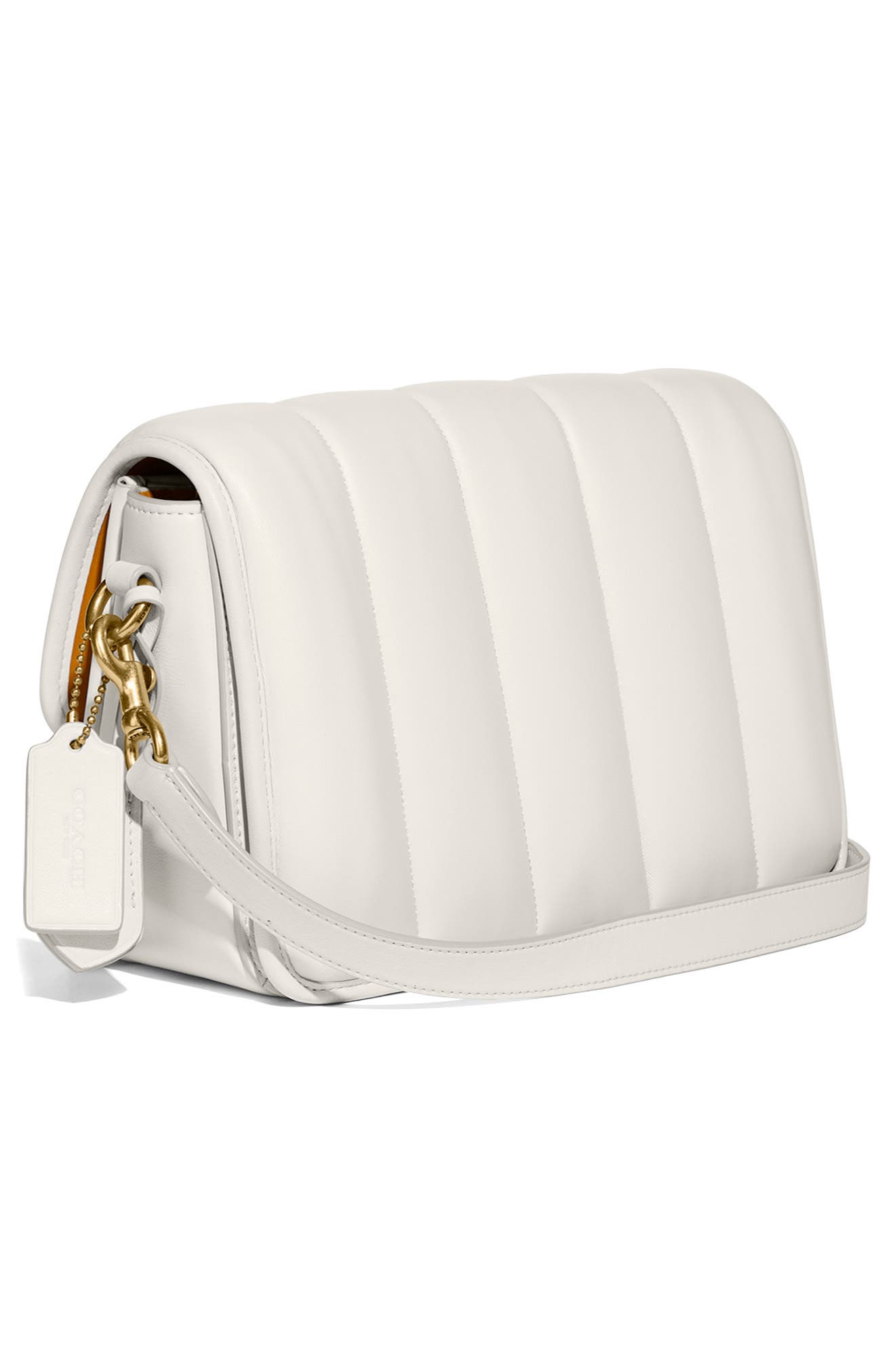 COACH Quilted Studio Leather Shoulder Bag, Alternate, color, 