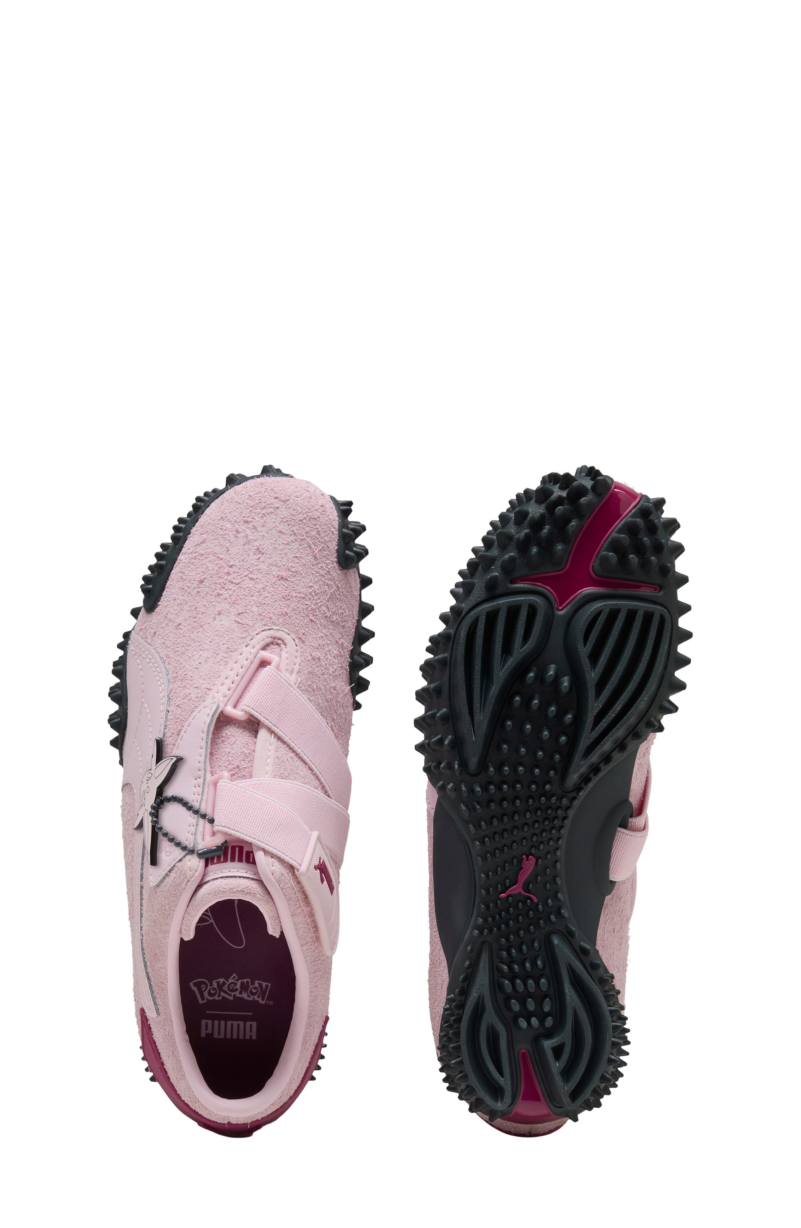 PUMA x POKÉMON Kids' Mostro Espeon Sneaker, Alternate, color, Pearl Pink/ Strong Gray