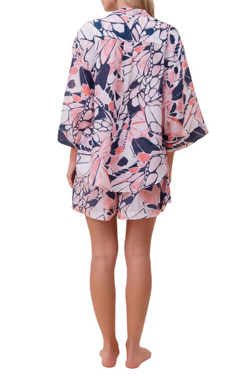PAPINELLE PAPINELLE PAPILLON COTTON & SILK SHORT PAJAMAS