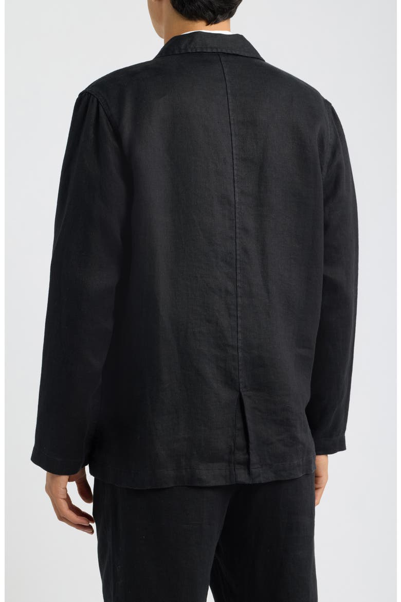 Alta Linen Blazer, Alternate, color, NIGHT
