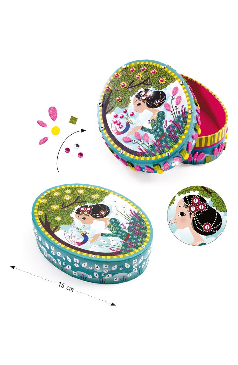 Djeco Little Secrets DIY Mosaic Craft Box, Alternate, color,