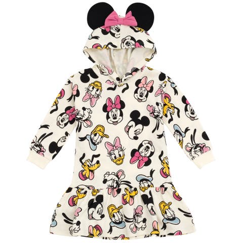 Mickey Mouse & Friends Cosplay Fleece Hooded Dress