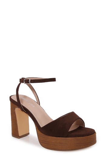 Berness Giulietta Platform Sandal In Brown