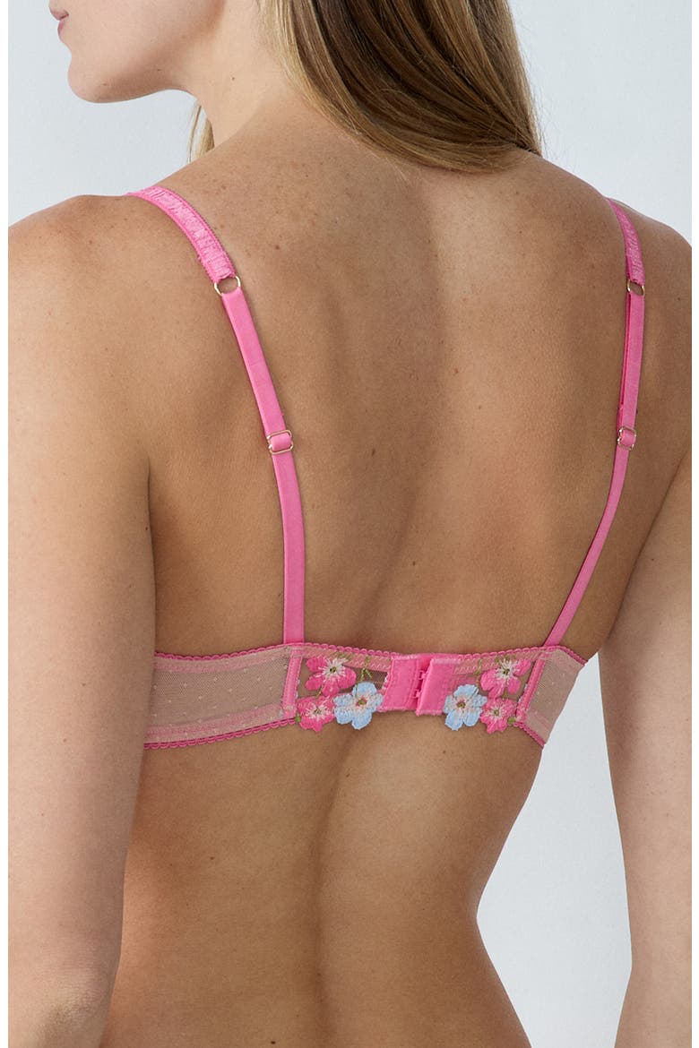 Douceur Classique Underwire Unlined Bra, Alternate, color, AZURE BLUE