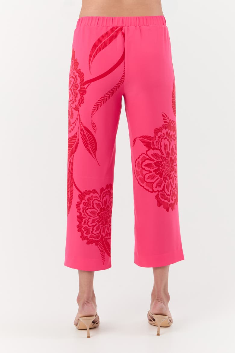 Statue Pull On Cropped Pant, Alternate, color, Rosewater/Reina Red
