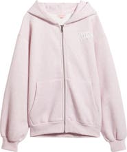 HAPPY CAMP3R Lavender Bloom Zip-Up Hoodie