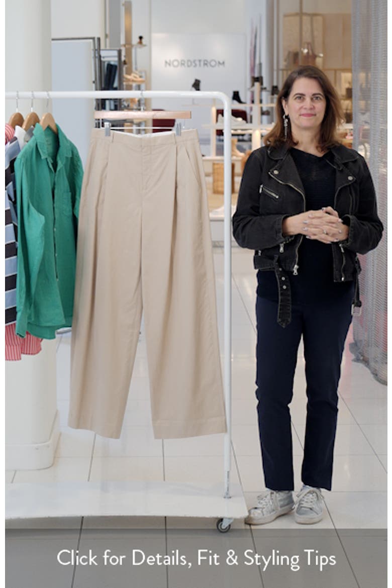 Camille Mid Rise Wide Leg Trousers video