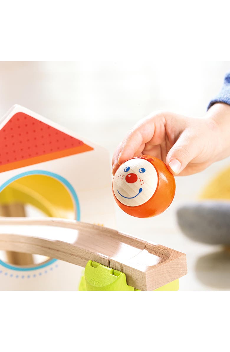 HABA Marble Run Kullerbu Windmill Playset, STEM Toy Building Set for 3-5 Year Olds, Montessori Toys Marble Maze, 25 Piece Ball Track, Alternate, color, Multi