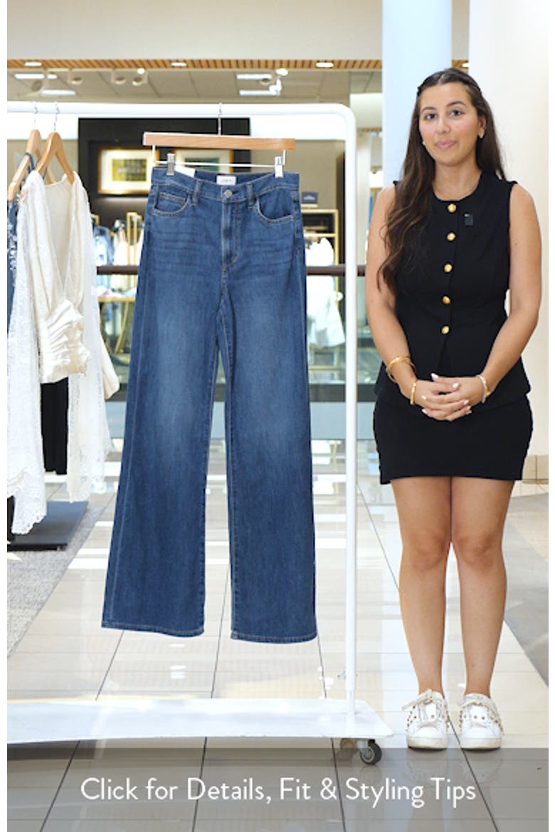 The Mia High Waist Wide Leg Jeans video
