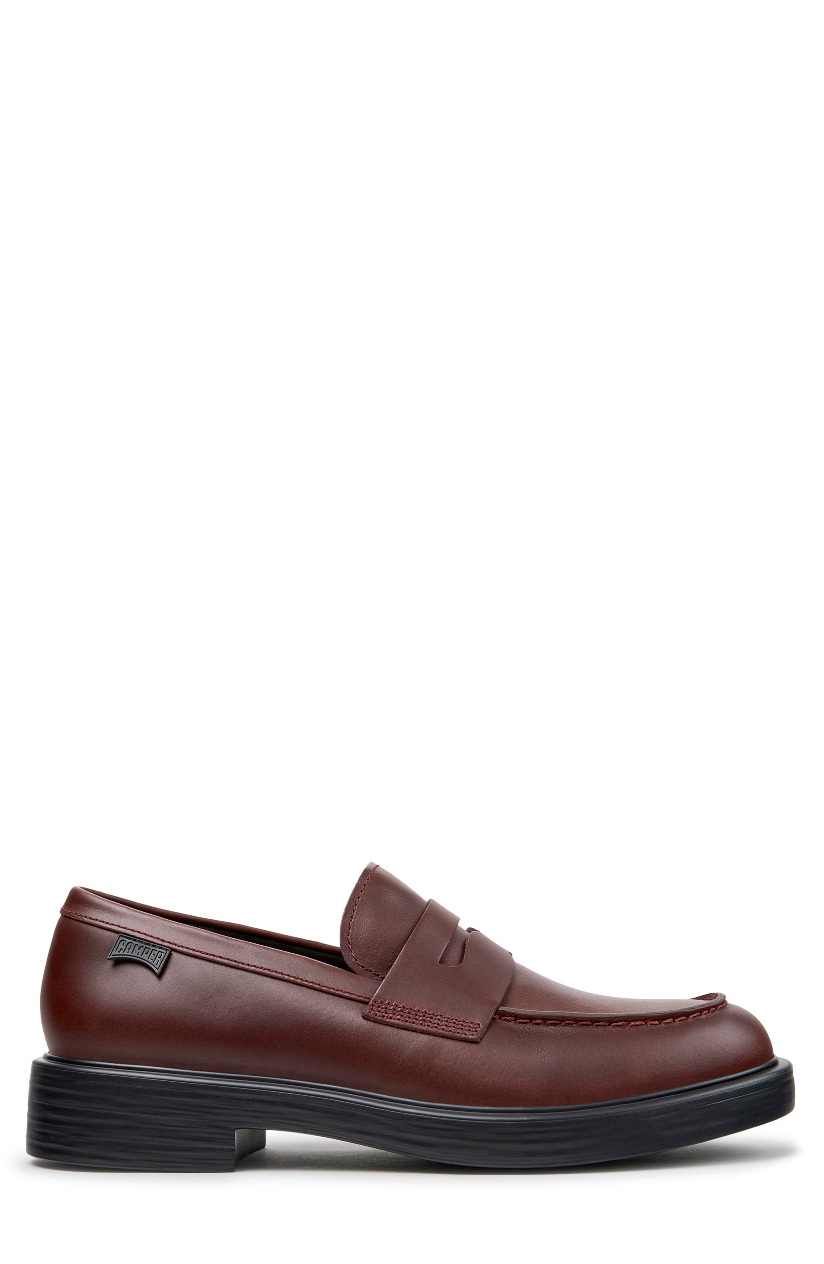 Dean Leather Penny Loafer, Alternate, color, BURGUNDY