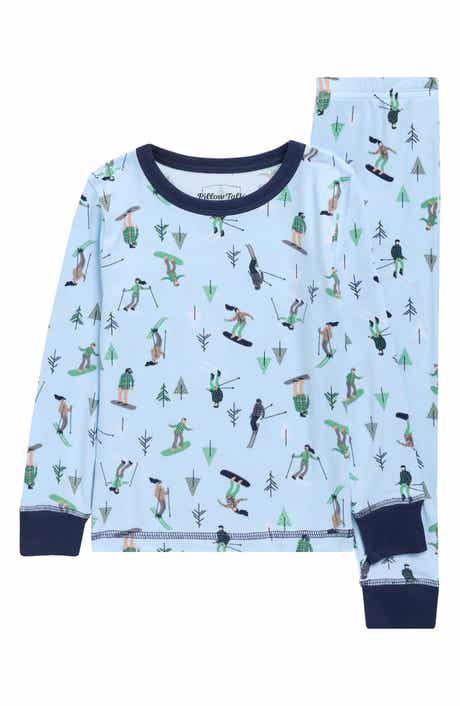 Pillow Talk Kids' Matching Family Ski Days Long Sleeve Pajamas