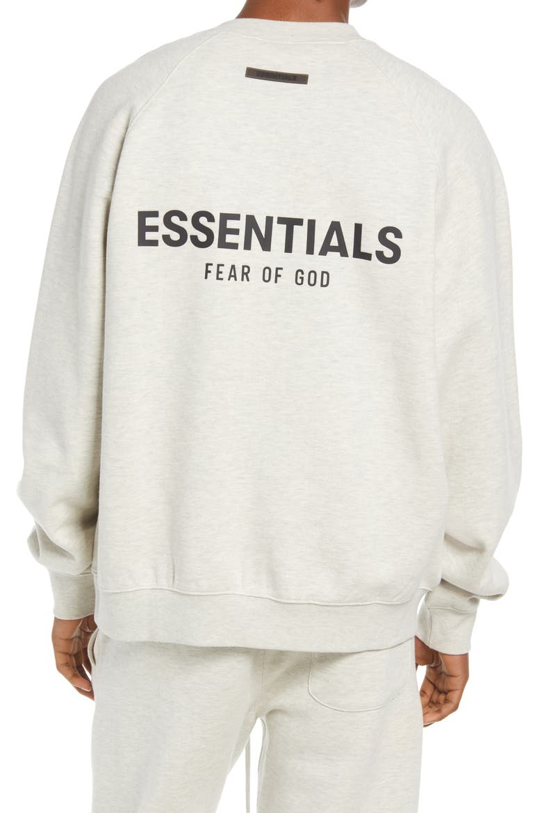 Brushed Fleece Pullover, Alternate, color, OATMEAL