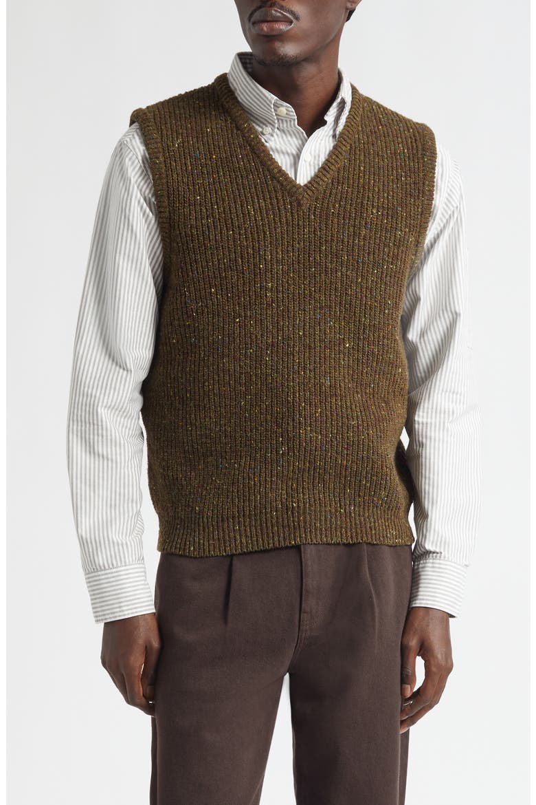 WTAPS WAYウールベスト LOUNGE VEST WOOL WTAPS WAYウールベスト LOUNGE VEST WOOL Zip Vest ~ Tobacco Wool