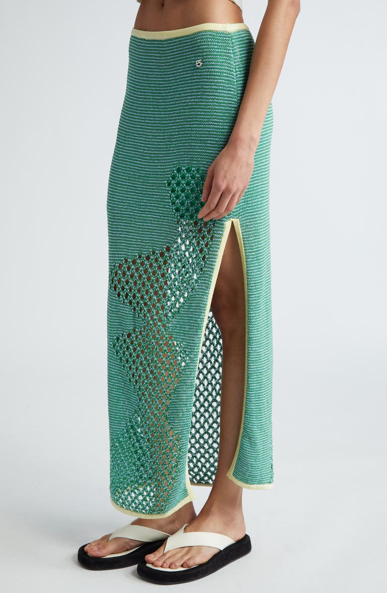 PH5 Rowan Open Stitch Maxi Sweater Skirt, Alternate, color, 