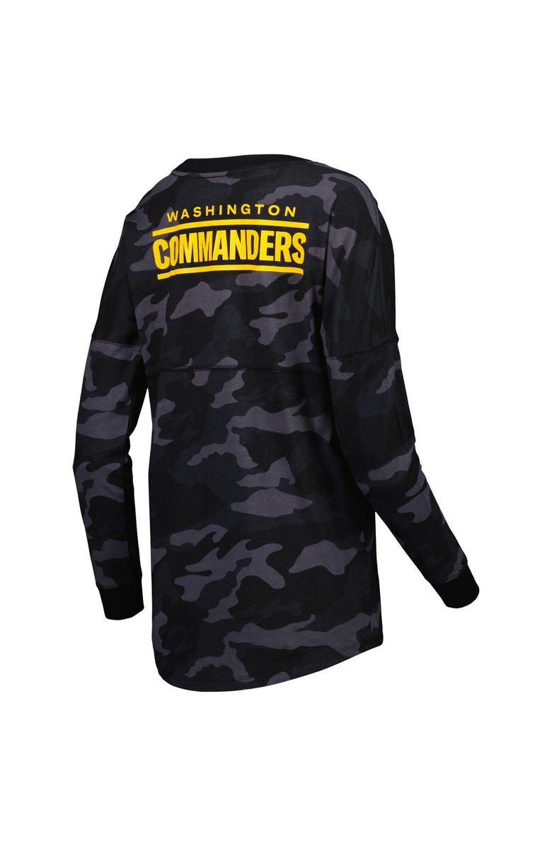 New Era Women's New Era Black Washington Commanders Camo Long Sleeve T-Shirt, Alternate, color, 