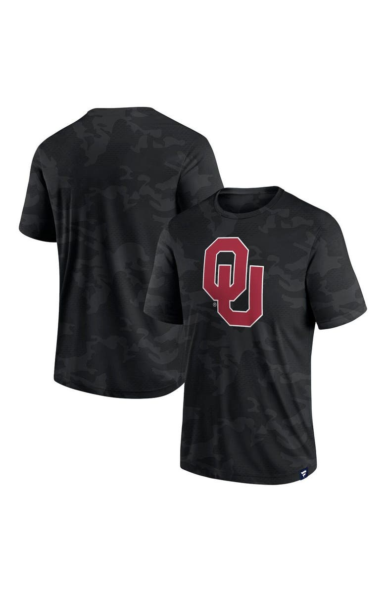 FANATICS Men's Fanatics Branded  Black Oklahoma Sooners Camo Logo T-Shirt, Main, color, Black