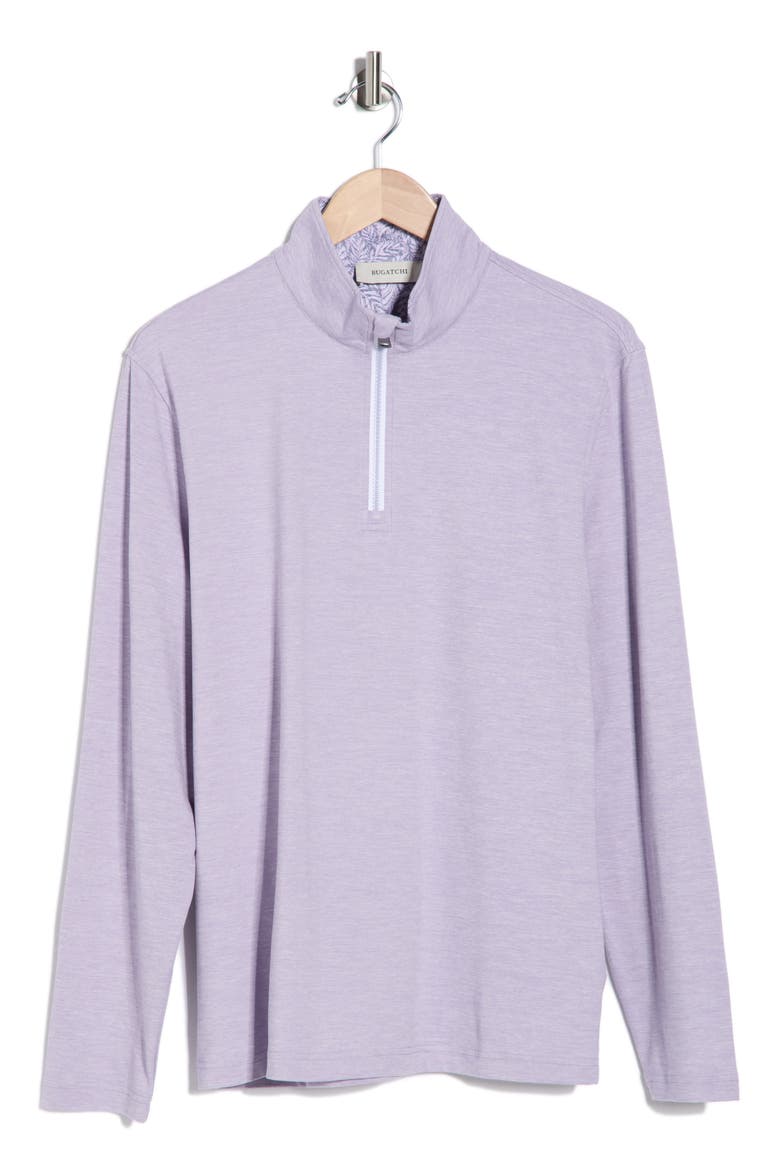 Quarter Zip Performance Pullover, Alternate, color, LILAC