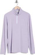 Bugatchi Quarter Zip Performance Pullover