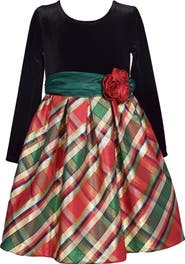 Iris & Ivy Kids' Plaid Fit & Flare Dress