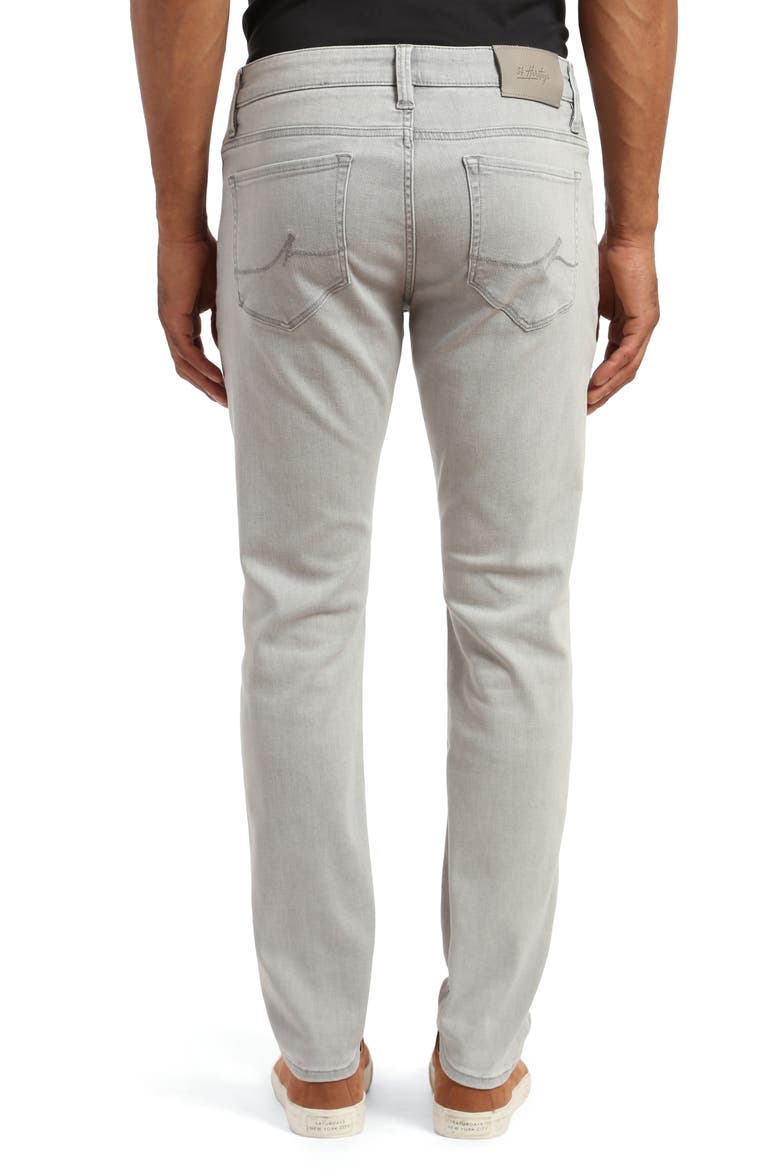 Courage Straight Leg Jeans, Alternate, color, LIGHT GREY REFINED
