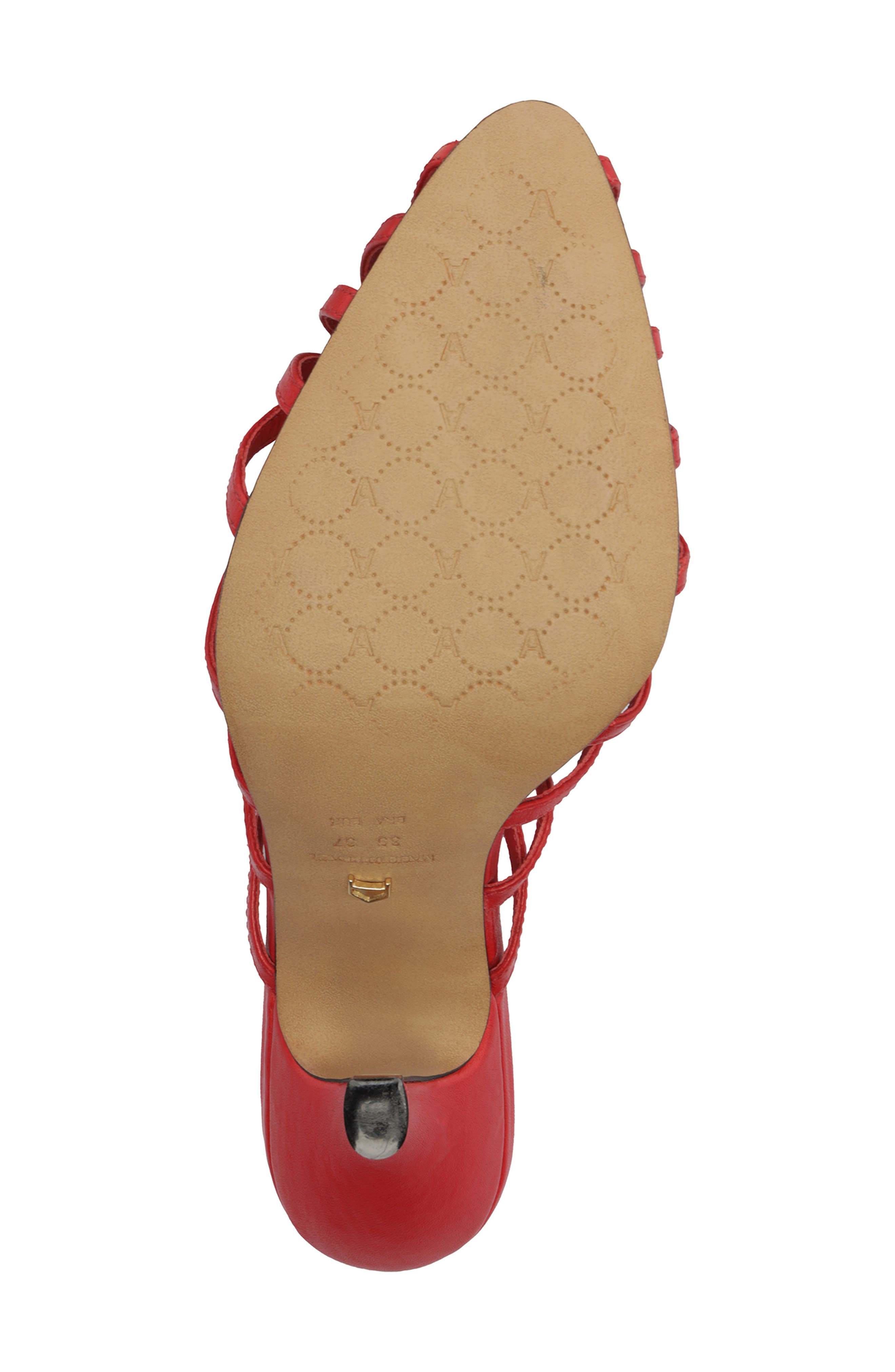 Arezzo Lucia Sandal, Alternate, color, Intense Red