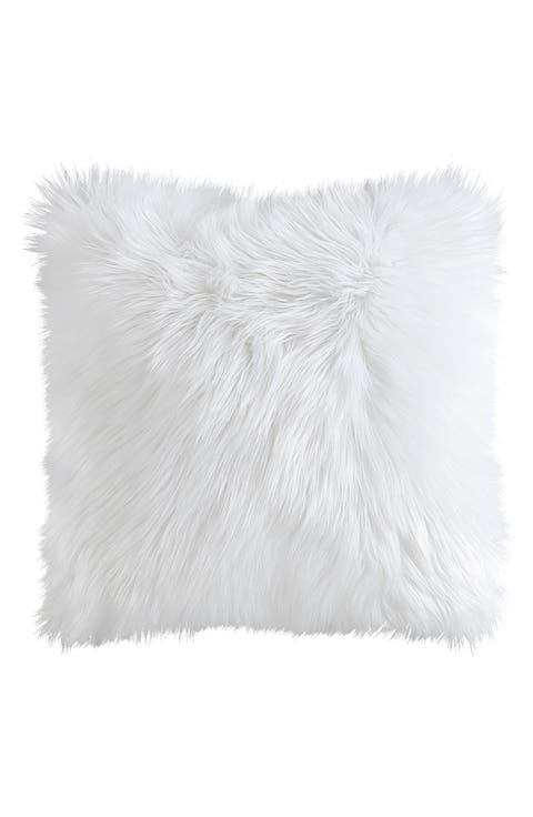 Faux Fur Throw Pillow