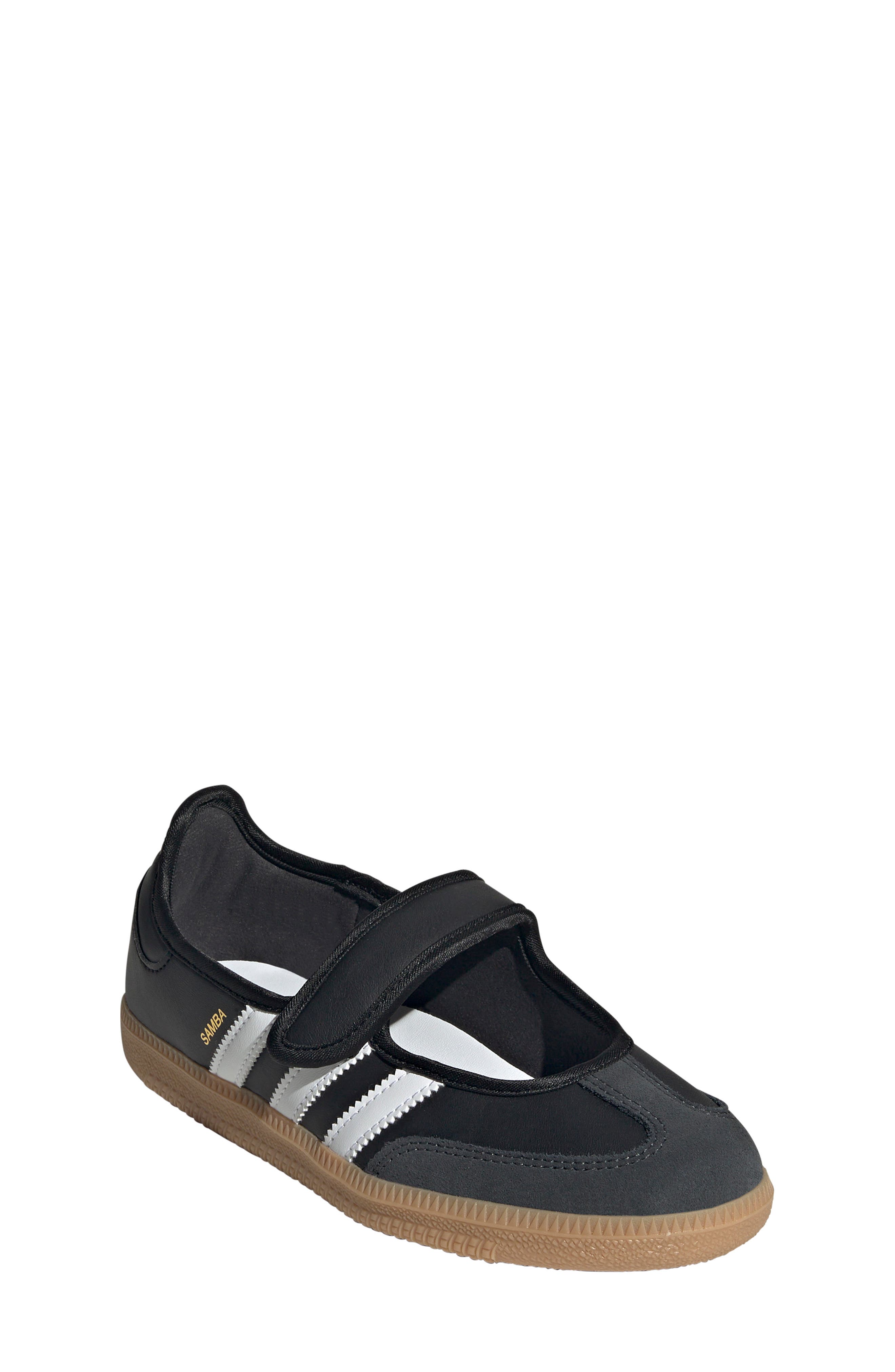 adidas Kids' Samba Jane Sneaker, Main, color, Cblack/Ftw