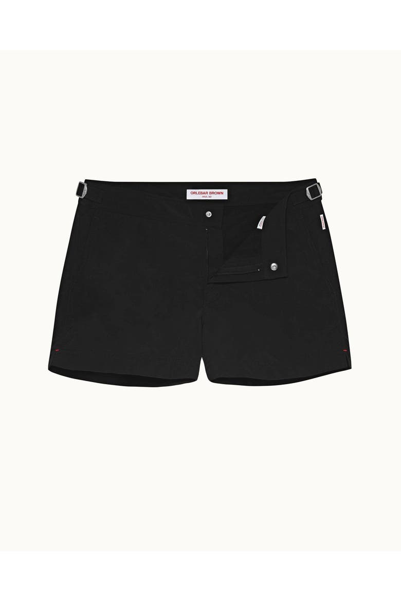 Springer Tailored-Fit Swim Shorts, Main, color, Black