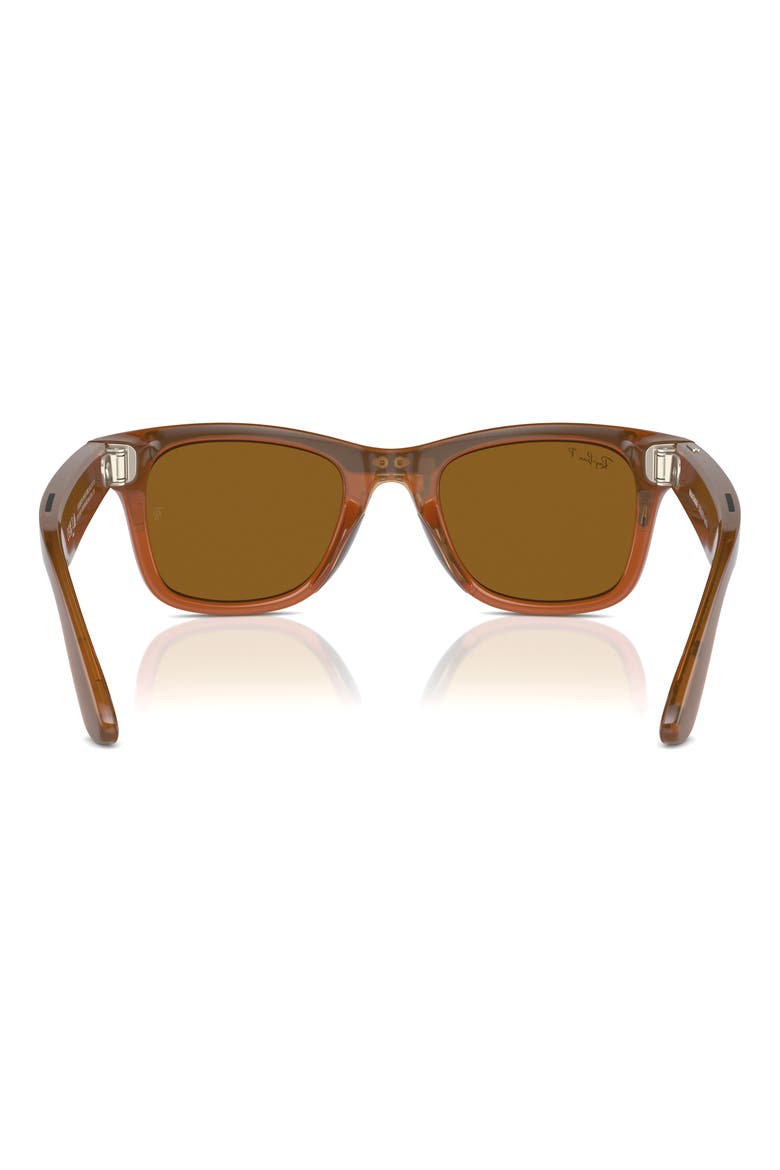 Meta Wayfarer AI Glasses, Alternate, color, BROWN