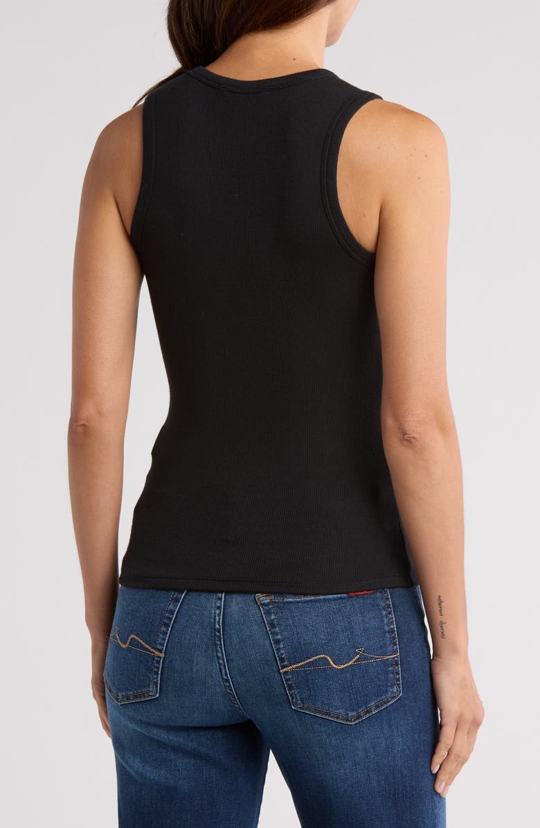 7 For All Mankind Racer Tank, Alternate, color, 