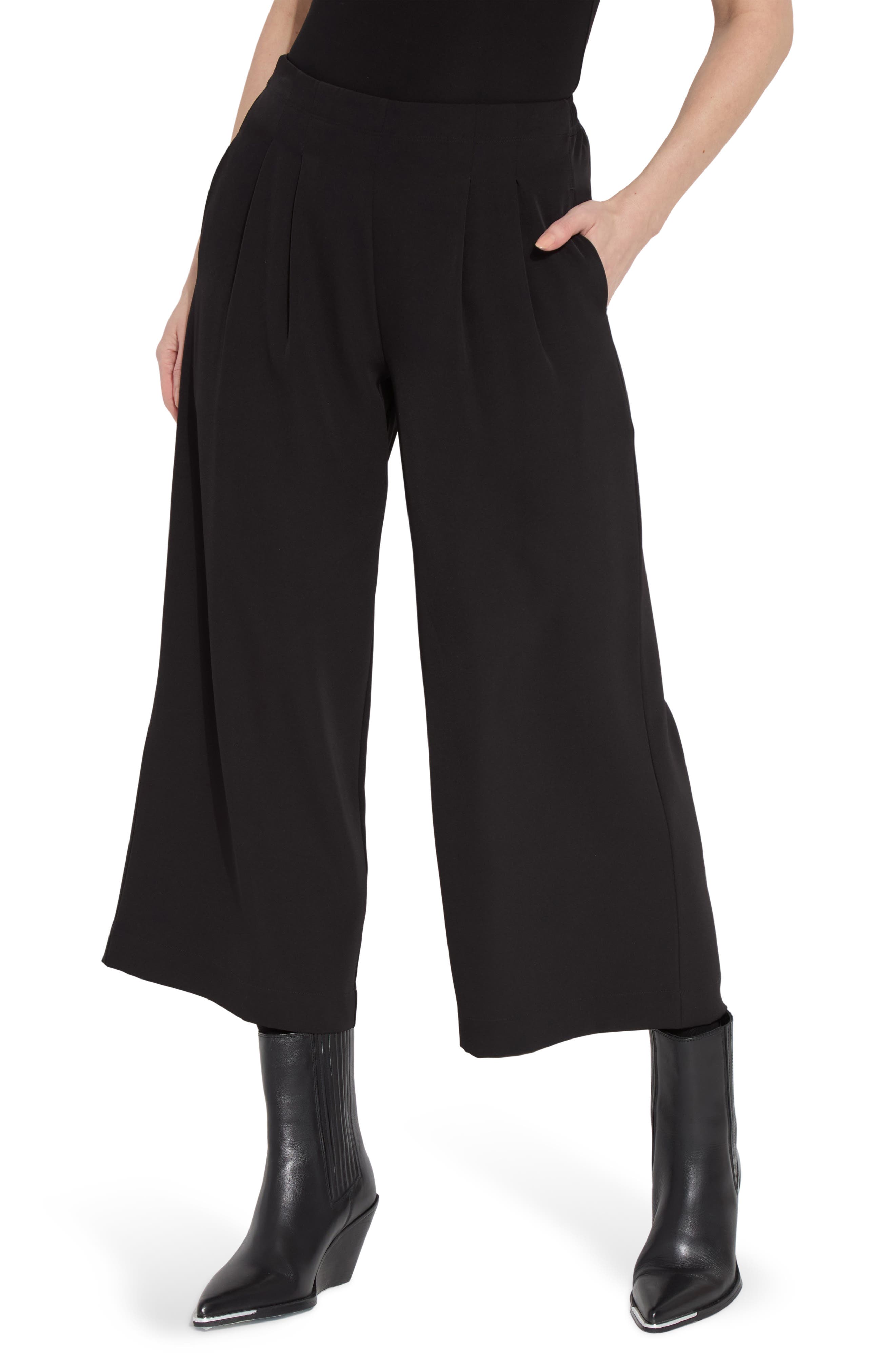 Lysse Giselle Pleated Culotte Pants