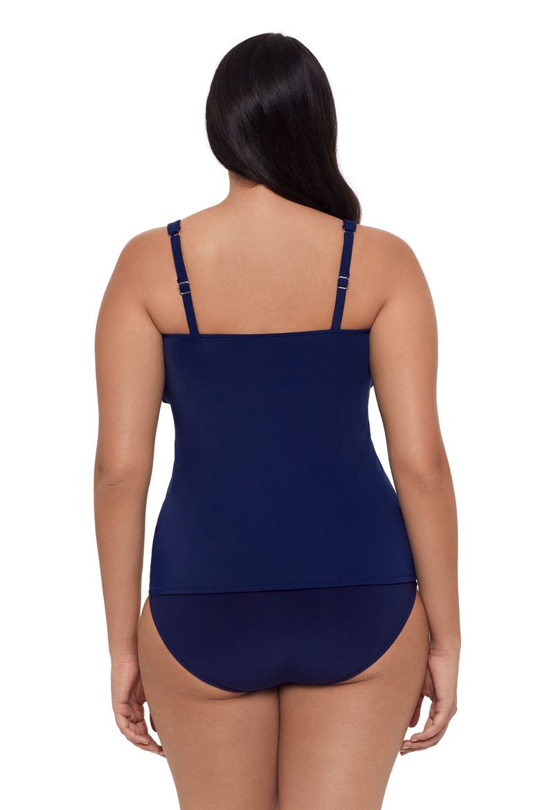 Ava Underwire Tankini Swimsuit Top, Alternate, color, Ink